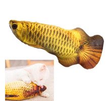 М'ягка іграшка риба Арована 40см для кішок кота з котячої м'ятою