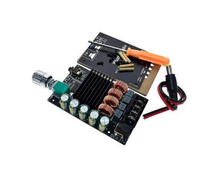 Аудіо підсилювач потужності звуку HiFi 2x100Вт Bluetooth 5.0 TPA3116, ZK-1002