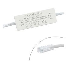 Блок живлення LED драйвер трансформатор 18-25x1Вт 0.3А, AC85-265В DC54-87В, 2pin