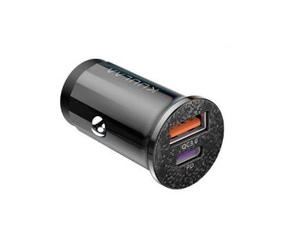 Автомобільний ЗП USB Type-C QC3.0 PD 3А 42Вт KUULAA в прикурювач
