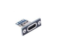 Роз’єм USB Type-C 3.1 4pin, мама, монтажний, для зарядки і живлення