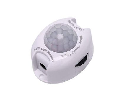 Інфрачервоний датчик руху 5-24В для LED стрічки, 30-600с налаштовуваний