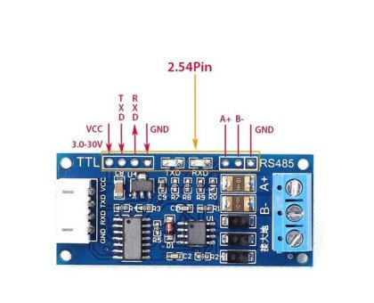 Переходник TTL – RS485, преобразователь интерфейса UART, XY-485