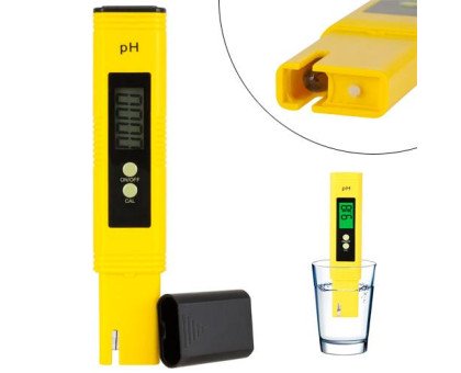 PH-метр для вимірювання кислотності 0.00-14pH, портативний, калібрування