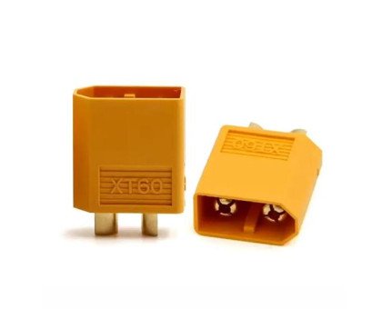 Роз’єм живлення силовий XT60 60A 2pin, тато для RC