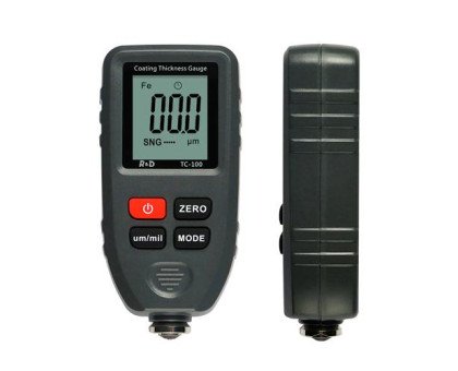 Толщиномер, тестер покрытий, слоя краски 0-1300мкм, 2 датчика, R&D TC100