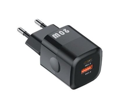 Сетевое зарядное устройство USB Type-C QC3.0 PD 20Вт KUULAA, черное