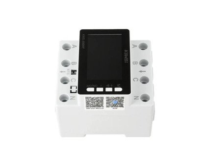 Wi-Fi счетчик электроэнергии трёхфазный 220В 80А DIN, защиты, KWS-306WF