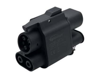 Адаптер CCS2 на CCS1 Type2 AC+DC, 350А 350кВт 1000В, GUWIEYG