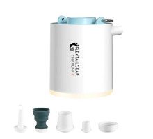 Насос електричний портативний 180л/хв 1300мАг з ліхтариком 3в1, Tiny Pump X