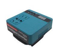 Інвертор 220В 120Вт для акумуляторів Makita 18-21В DC, з USB і дисплеєм