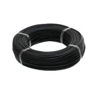 Дріт мідний 12AWG 600В 4.5мм 100м, у силіконовій ізоляції, чорний