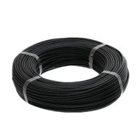 Дріт мідний 12AWG 600В 4.5мм 100м, у силіконовій ізоляції, чорний