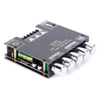 Аудио усилитель мощности звука 2x50Вт 1x100Вт Bluetooth 5.0, ZK-MT21