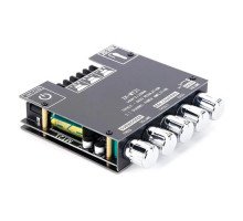 Аудіо підсилювач потужності звуку 2x50Вт 1x100Вт Bluetooth 5.0, ZK-MT21