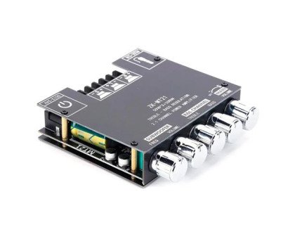 Аудіо підсилювач потужності звуку 2x50Вт 1x100Вт Bluetooth 5.0, ZK-MT21