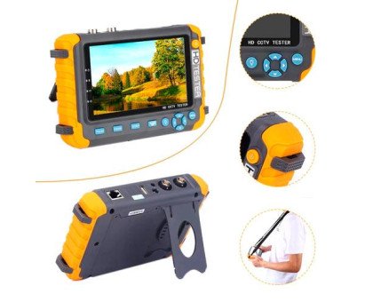 Монитор манжета для установки и настройки камер HD 4в1 с PTZ VGA HDMI, IV8W