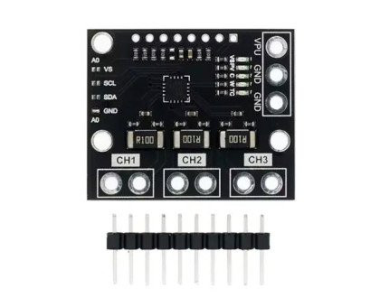 Цифровой датчик напряжения тока трехканальный I2C INA3221