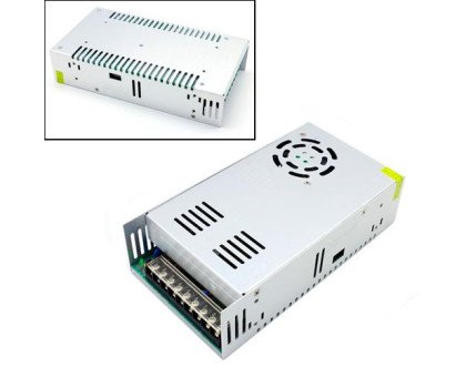 Блок живлення перфорований 24В 20А 480Вт, 3-кан для LED-стрічок CCTV