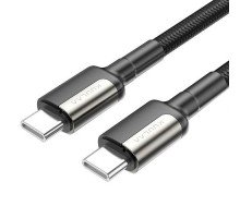 Кабель Type-C - Type-C 1м Pavareal Q28 60Вт QC3.0, в обплетенні