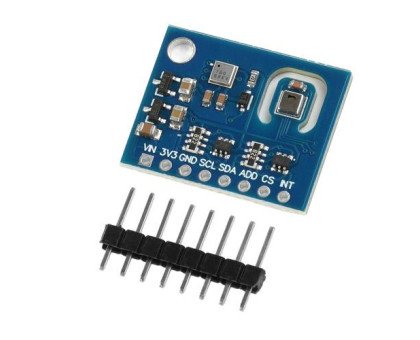 Датчик якості повітря, температури і вологості, ENS160+AHT21, модуль Arduino