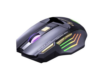 Бездротова мишка, 2.4ГГц і Bluetooth, АКБ підсвітка, iMice GW-X7, чорна