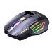 Бездротова мишка, 2.4ГГц і Bluetooth, АКБ підсвітка, iMice GW-X7, чорна