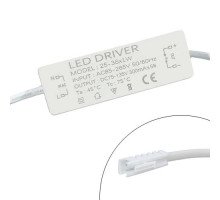 Блок живлення LED драйвер трансформатор 25-36x1Вт 0.3А, AC85-265В DC75-135В, 2pin