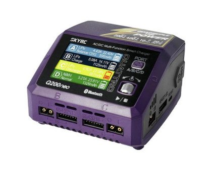 Зарядное устройство для аккумуляторов 4канала SkyRC Q200neo 400Вт 10А 1-6S