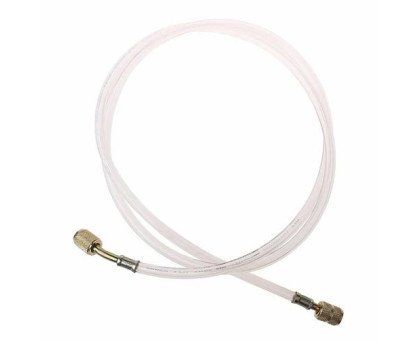 Заправочный шланг для фреона R410 R22, 0.9м, 1/4-1/4, прозрачный