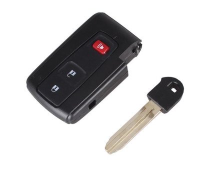 Ключ заготовка, корпус под чип, 3кн, Toyota Prius, TOY43