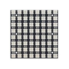 Матрица светодиодная WS2812B-64 8x8 RGB, адресная LED панель