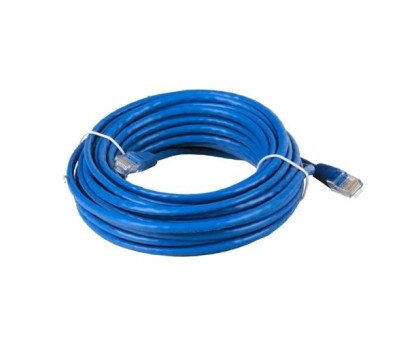Патч-корд RJ45 9м, мережевий кабель UTP CAT5e 8P8C, LAN, білий