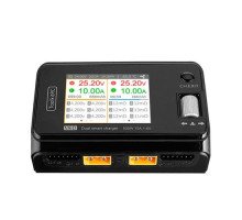 Зарядное устройство для аккумуляторов, двухканальное, ToolkitRC M6D 500Вт 15А 1-6S