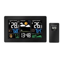 Метеостанція з барометром і РК, бездротовий виносний датчик, PT3378, USB