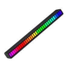 Светильник музыкальный эквалайзер 32 LED USB, D-08-RGB
