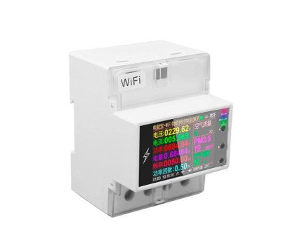 WiFi лічильник електроенергії однофазний 220 В 100 А DIN, захисту, Atorch AT4PW