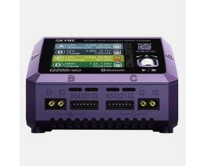 Зарядное устройство для аккумуляторов 4канала SkyRC Q200neo 400Вт 10А 1-6S