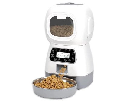 Годівничка автоматична для домашніх тварин 3.5л розумна, Elf Pet Feeder