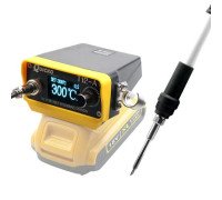 Паяльна станція Quicko T12-A для Dewalt 18-20В, 72Вт OLED, портативна