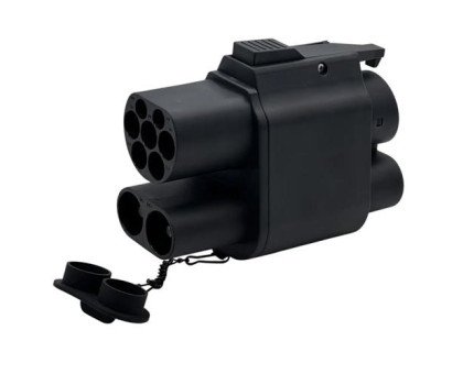 Адаптер CCS2 на CCS1 Type2 AC+DC, 350А 350кВт 1000В, GUWIEYG