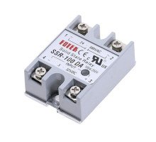Однофазне твердотільне реле SSR-100DA 100A DC-AC