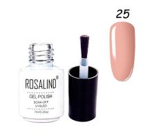 Гель-лак для нігтів манікюру 7мл Rosalind, шелак, 25 бежевий