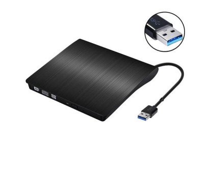 Зовнішній USB 3.0 DVD-RW CD-RW привод, портативний дисковод, ECD819-SU3