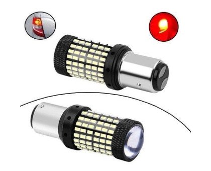 LED 1157 BAY15D P21 лампа в автомобіль, 144 SMD 2814, білий