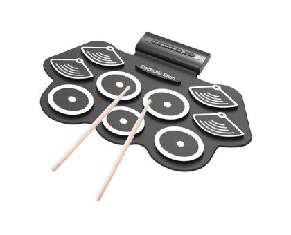 Барабани електронні USB гнучкі барабанна установка педи W562