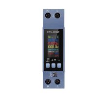 Wi-Fi счетчик электроэнергии однофазный 220В 40А DIN, защиты, KWS-300WF