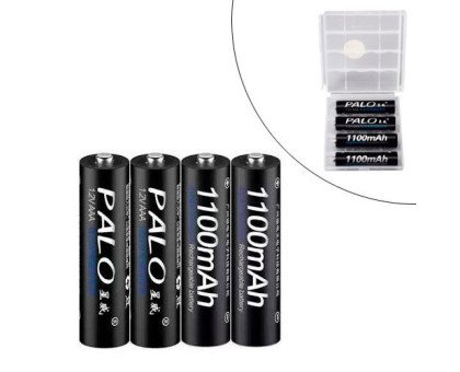 Акумулятор ААА 1.2В 1100мАг, 4шт, Ni-MH, PALO