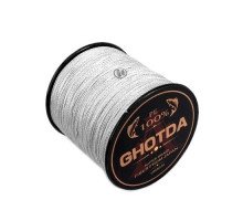 Шнур плетений рибальський 150м 4жили 0.16мм 8.1кг GHOTDA, сірий