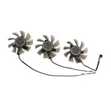 Вентиляторы 3шт 75мм 12В 4пин FD8015H12S для Radeon VII